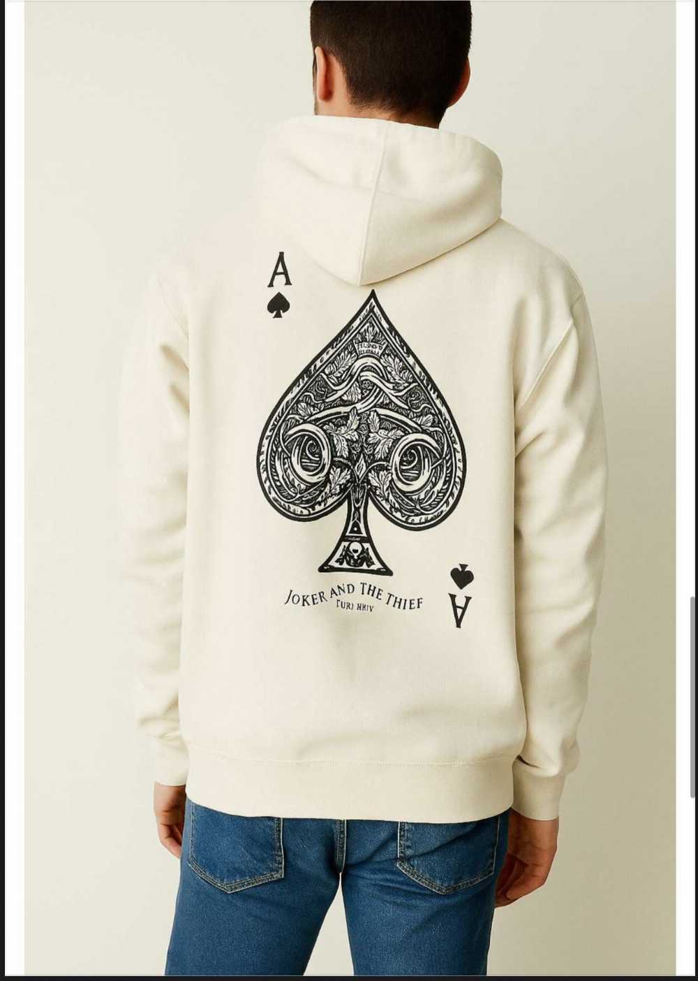 Spade Print Hoodie