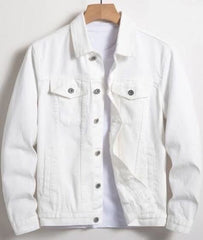 White Denim Jacket – Premium Casual Wear